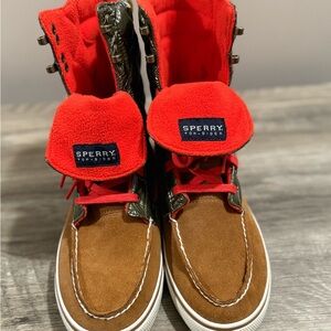 Sperrys Acklins sand/quilted high tops